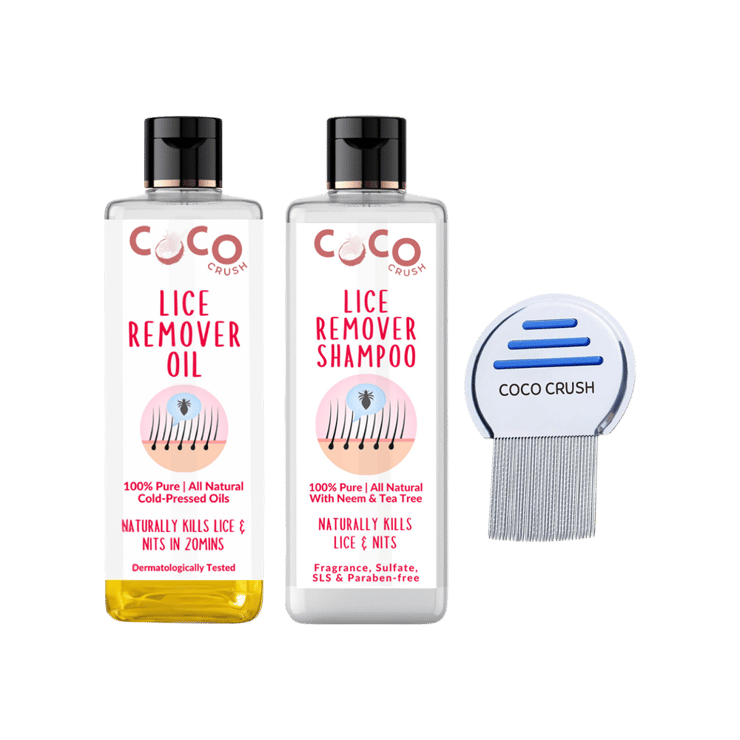Coco Crush Lice & Nits Removal Hair Care Kit – 100 ml