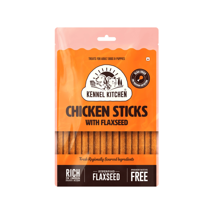 Kennel Kitchen Chicken Stick with Flaxseed Dog Treat – 70 g