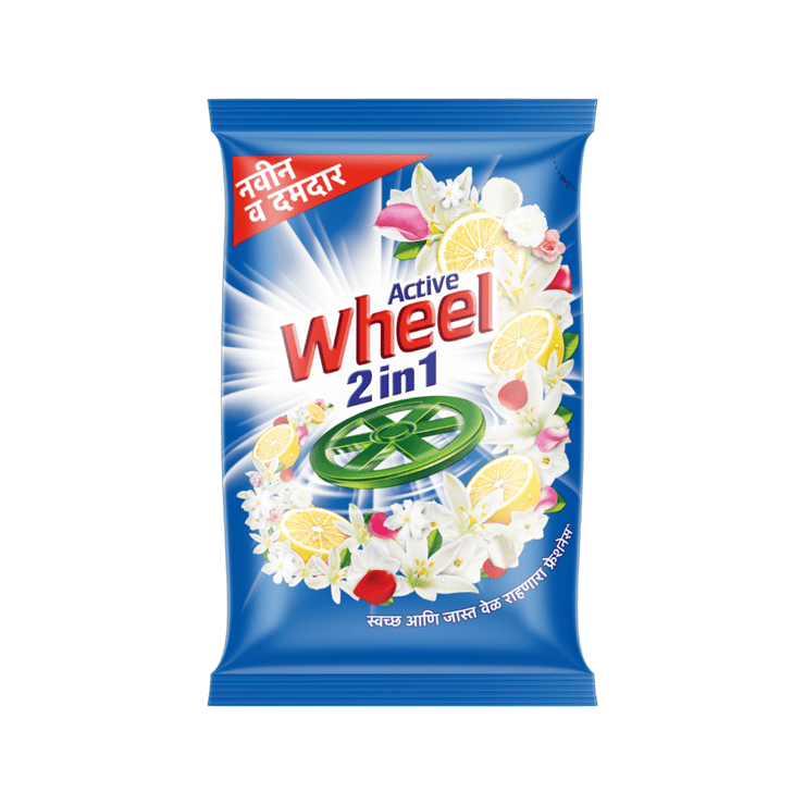 Wheel 2 in 1 Clean & Fresh Detergent Powder – 1 kg