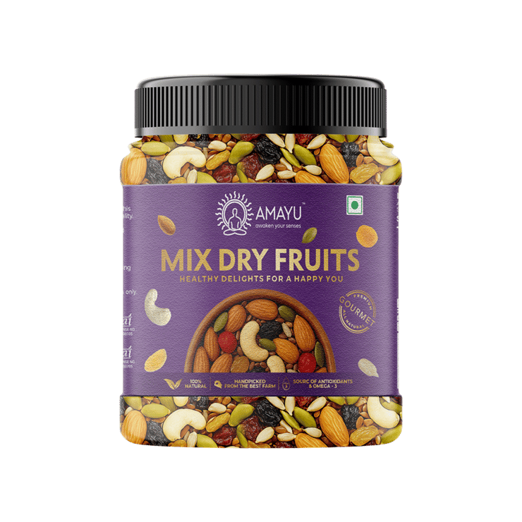 AMAYU Premium Seeds Mix & Dry Fruit – 450 g