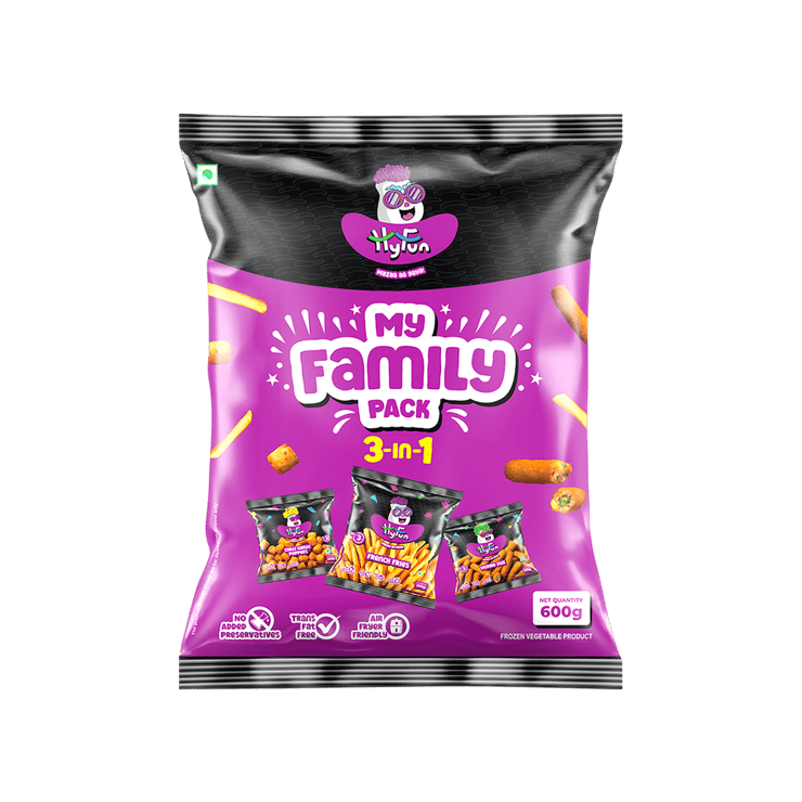 HyFun My Family Pack (3 In 1) Frozen Snack – 600 g