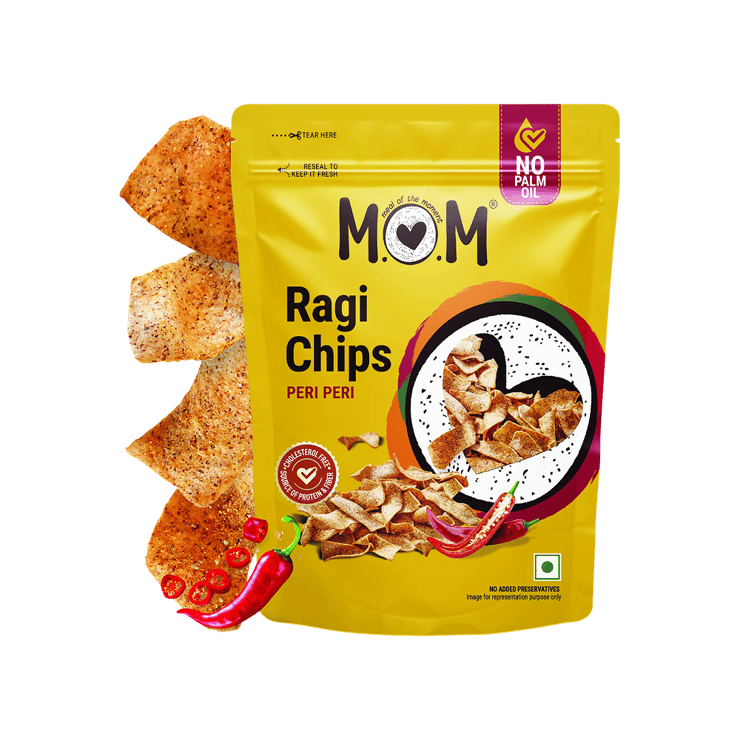MOM Ragi Chips (Peri Peri) – 60 g