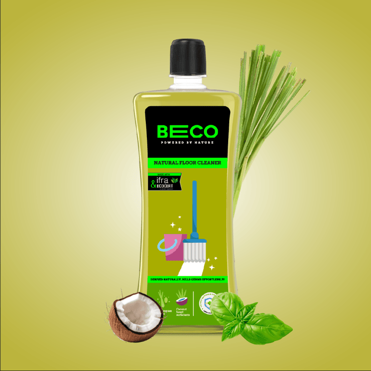 Beco Lemongrass & Basil Natural Floor Cleaner – 500 ml