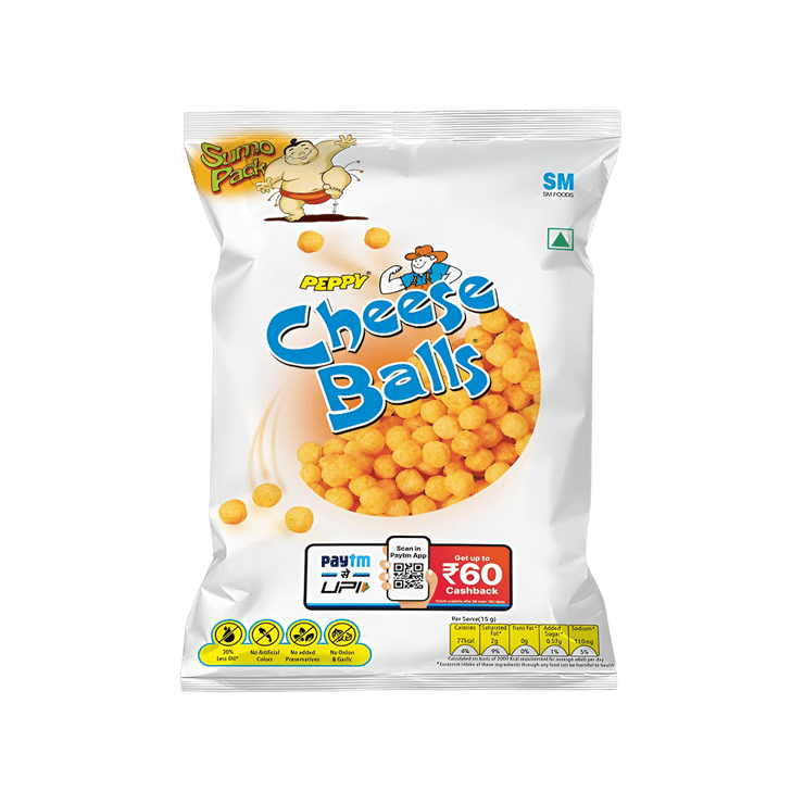 Peppy Cheese Balls – 55 g