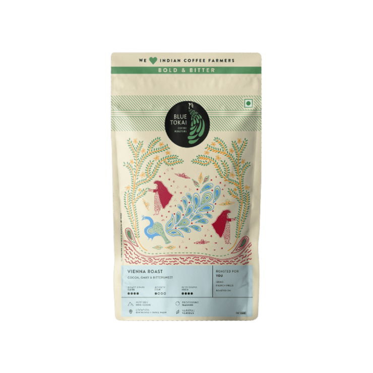 Blue Tokai Vienna French Press Dark Roasted Ground Coffee – 150 g
