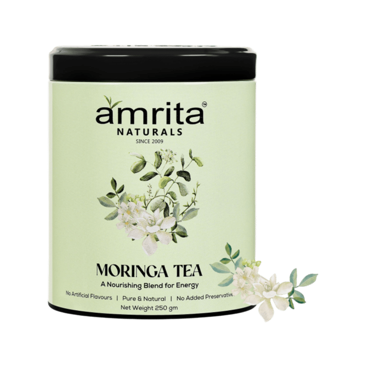 Amrita Naturals Moringa Tea (for Energy) – 250 g