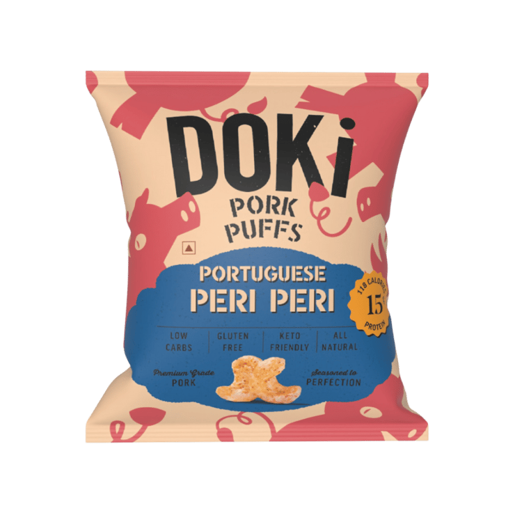 DOKi Portuguese Peri Peri Pork Puffs – 25 g
