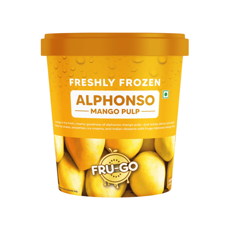 Fru-Go Alphonso Mango Frozen Pulp – 425 ml