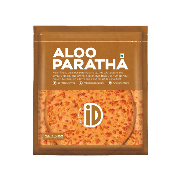 iD Fresh Aloo Paratha – 4 x 100 g (4 pieces)