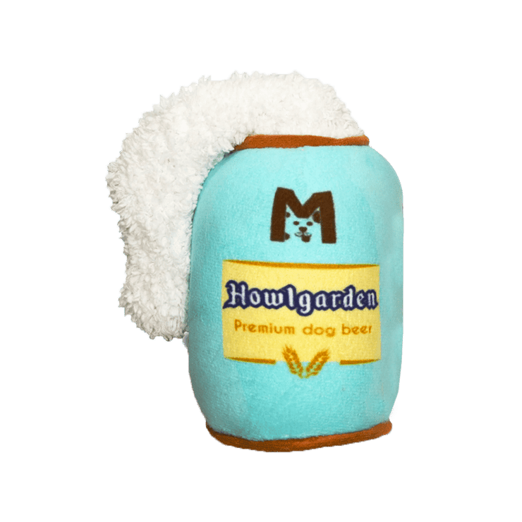 Mutt of Course Howlgarden Beer Dog Toy – 1 piece