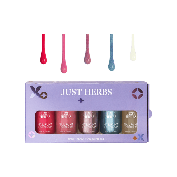 Just Herbs Party Ready Nail Paint Kit – 1 pack