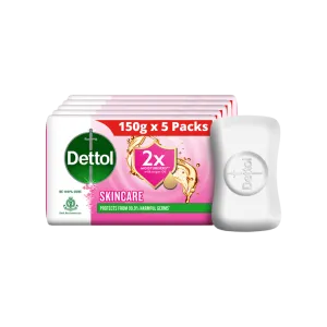 Dettol Skincare Moisturizing Beauty Bathing Bar With Argan Oil - 5 x 150 g