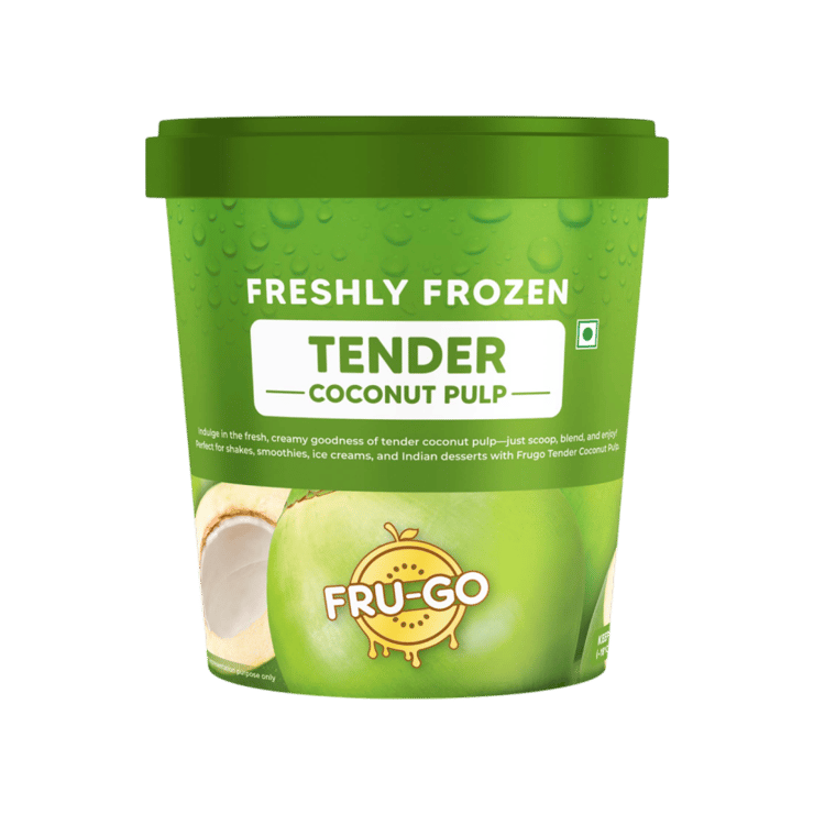Fru-Go Tender Coconut Frozen Pulp – 425 ml