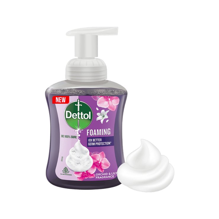 Dettol Orchid & Lily Fragrance Foaming Hand Wash – 250 ml