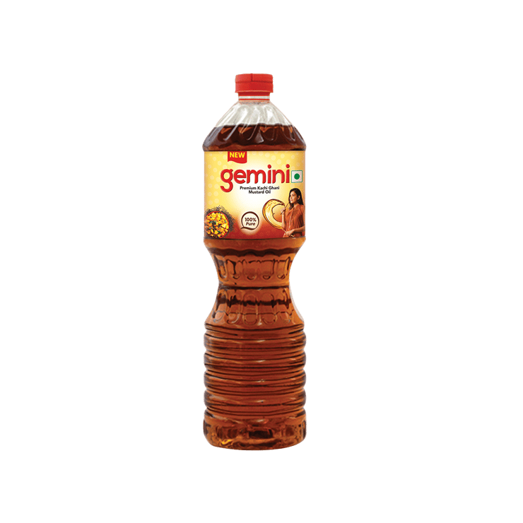 Gemini Premium Kachi Ghani Mustard Oil – 1 ltr