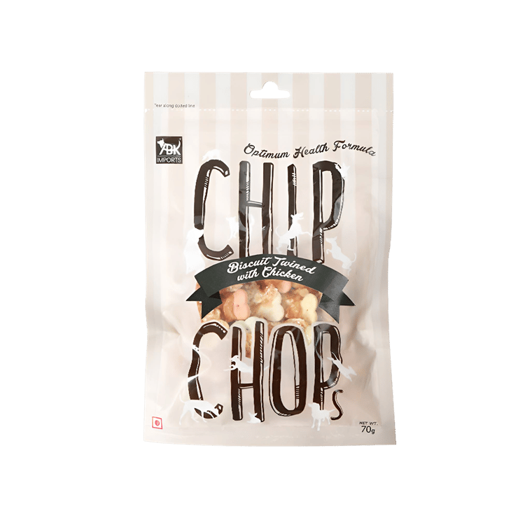 Chip Chops Dog Treat (Biscuit Twined with Chicken) – 70 g