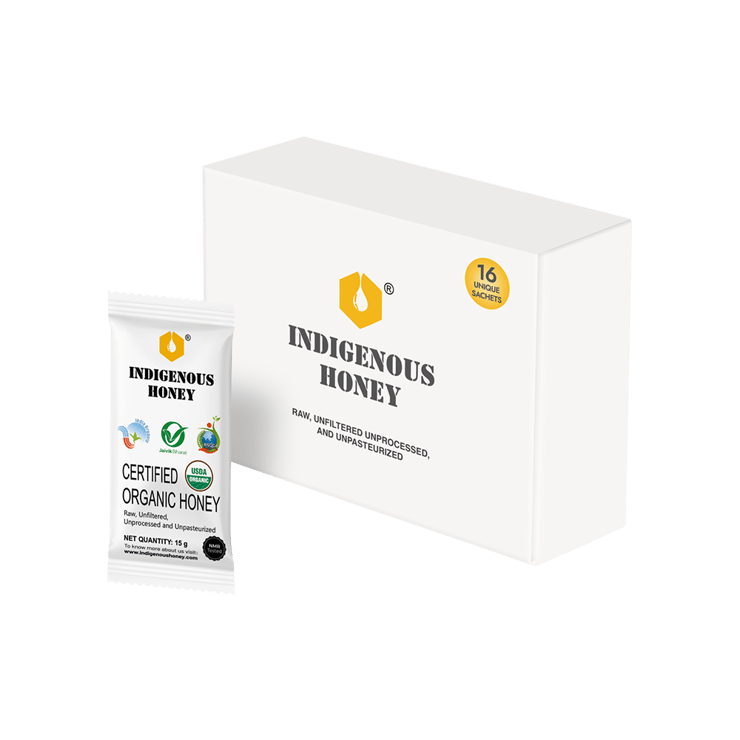 Indigenous Honey Natural Honey – 16 x 15 g