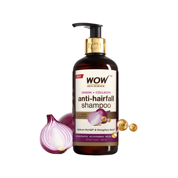 Wow Skin Science Red Onion Black Seed Oil Shampoo (300 ml) – 300 ml