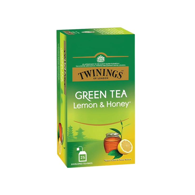 Twinings Lemon & Honey Green Tea Bags – 25 pieces