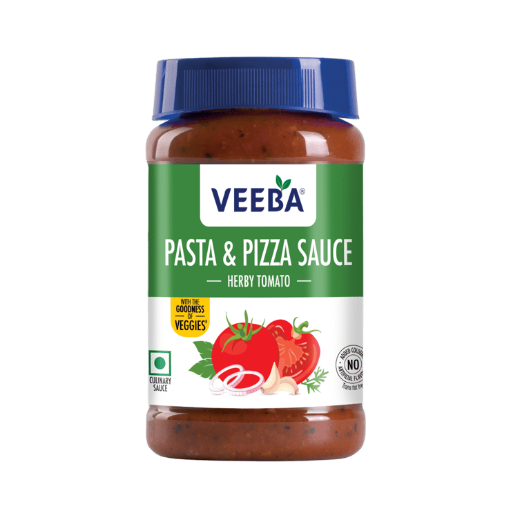 Veeba Herby Tomato Pizza & Pasta Sauce – 525 g