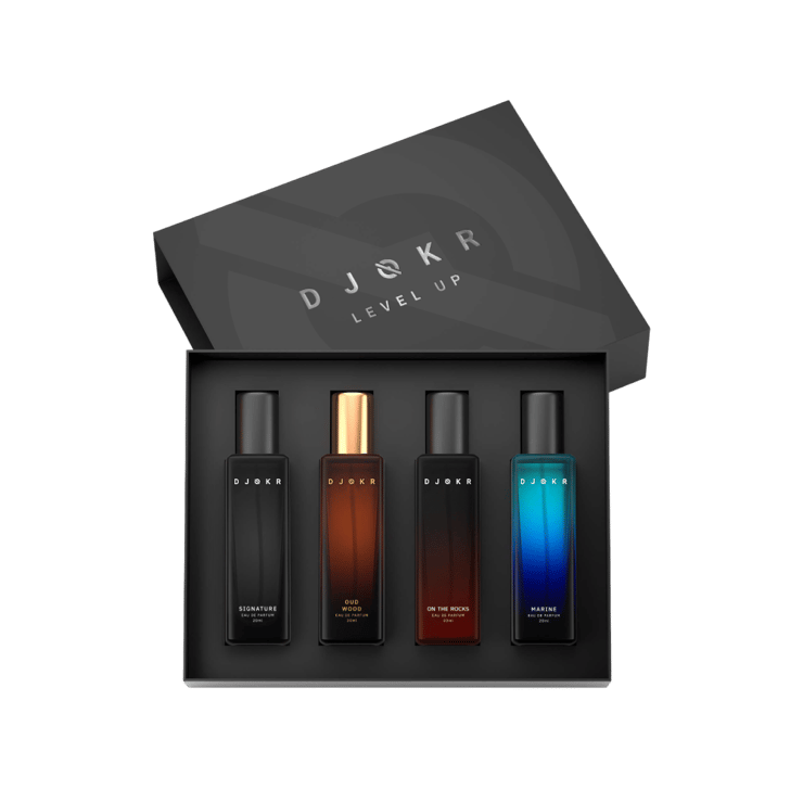 Djokr Level Up Long Lasting Men’s Perfume Gift Set – 4 x 20 ml