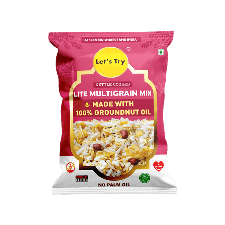 Let’s Try Lite Multigrain Mixture Namkeen – 180 g