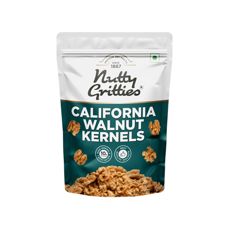 Nutty Gritties California Walnut Kernels – 200 g