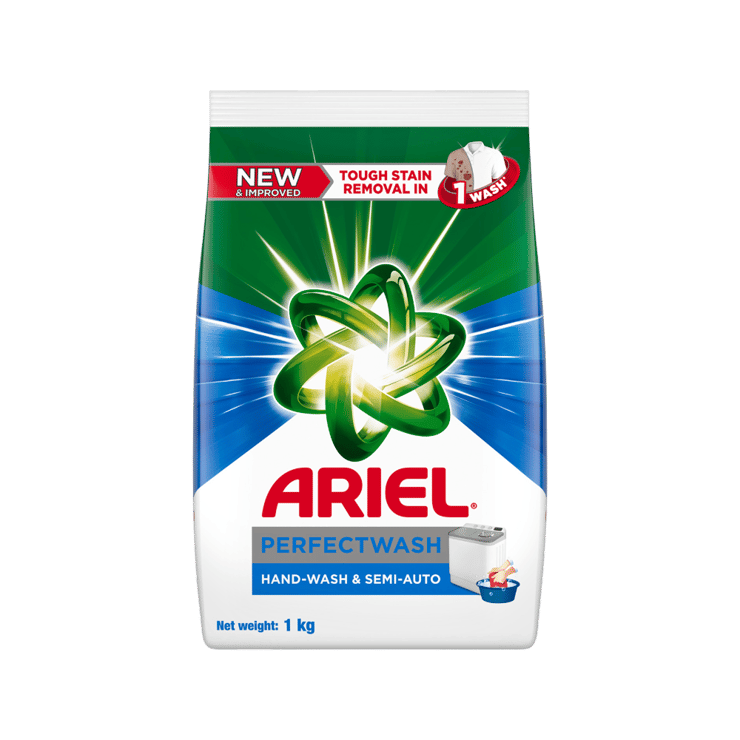 Ariel Perfect Wash Detergent Powder – 1 unit