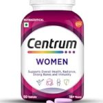 Centrum Women -Multivitamin Tablet for Women|With 23 Vital Nutrients including Zinc,Magnesium,Vitamin B,C,D, Calcium for Energy, Immunity,Radiance,Strong Bones and Overall Health|Veg - 50 tablets
