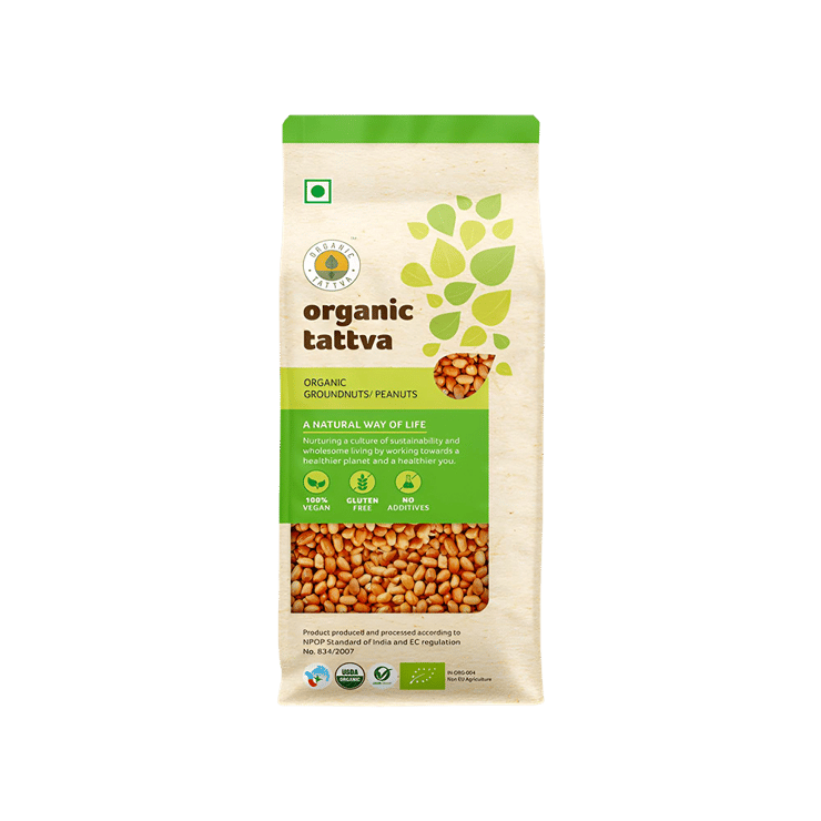 Organic Tattva Organic Peanuts – 500 g