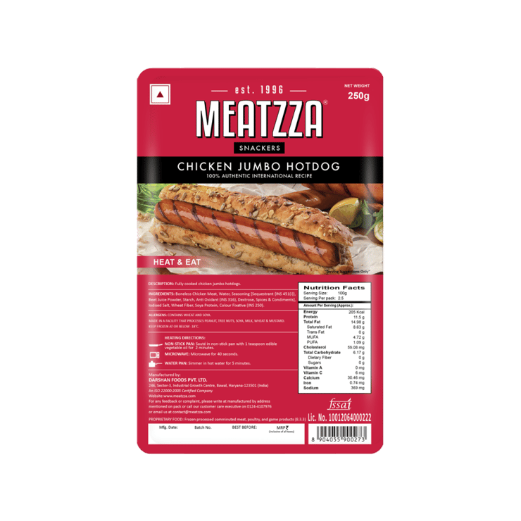 Meatzza Jumbo Chicken Sausage – 250 g