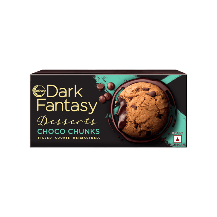 Sunfeast Dark Fantasy Desserts Choco Chunks Cookies