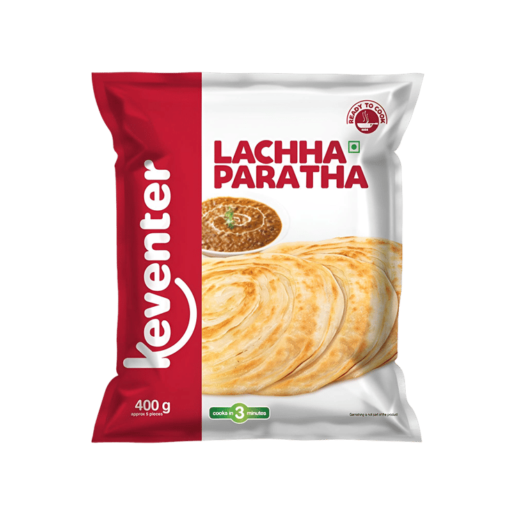 Keventer Lachha Paratha (Frozen) – 400 g