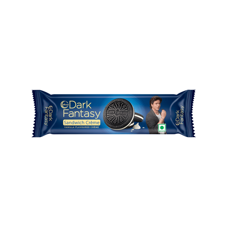 Sunfeast Dark Fantasy Vanilla Sandwich Cr?me Biscuits