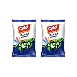 Crax Corn Rings Masala Mania Puffs Snacks with Super Toys - Pack of 2 - 2 x 53 g