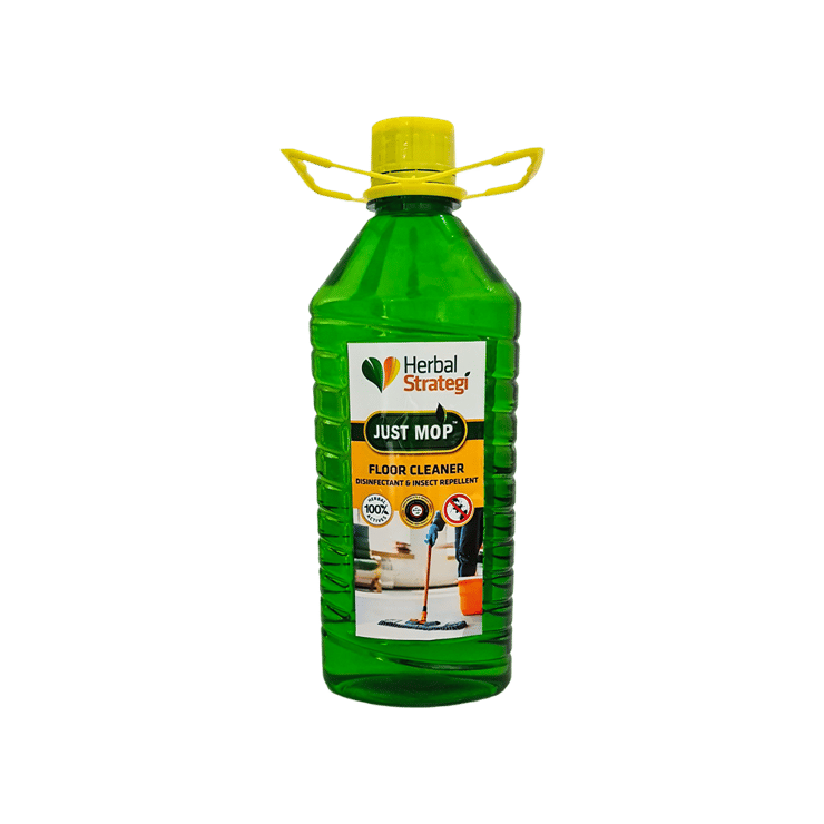 Herbal Strategi 100% Herbal Floor Cleaner (Natural Disinfectant & Insect Repellent, 2 l) – 2 ltr