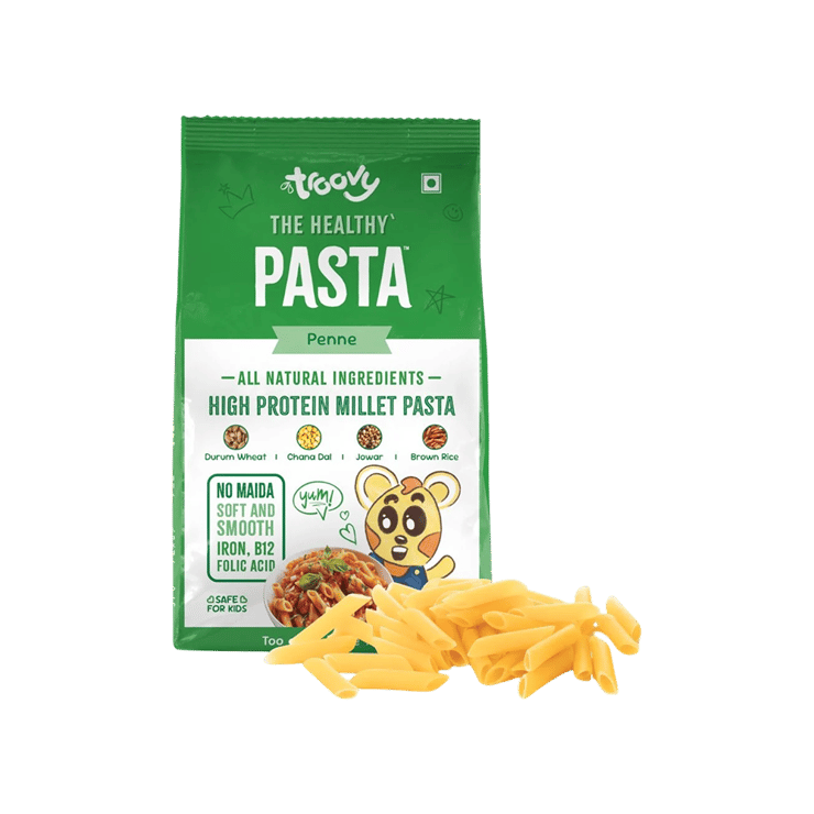 Troovy Protein Millet Penne Pasta (No Maida) – 350 g