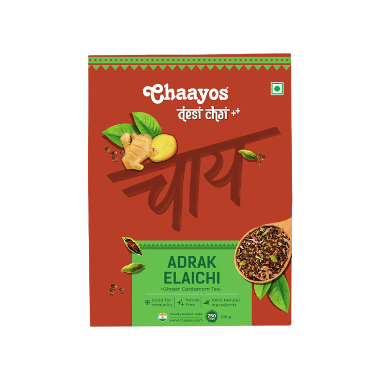 Chaayos Adrak Elaichi Desi Tea – 500 g