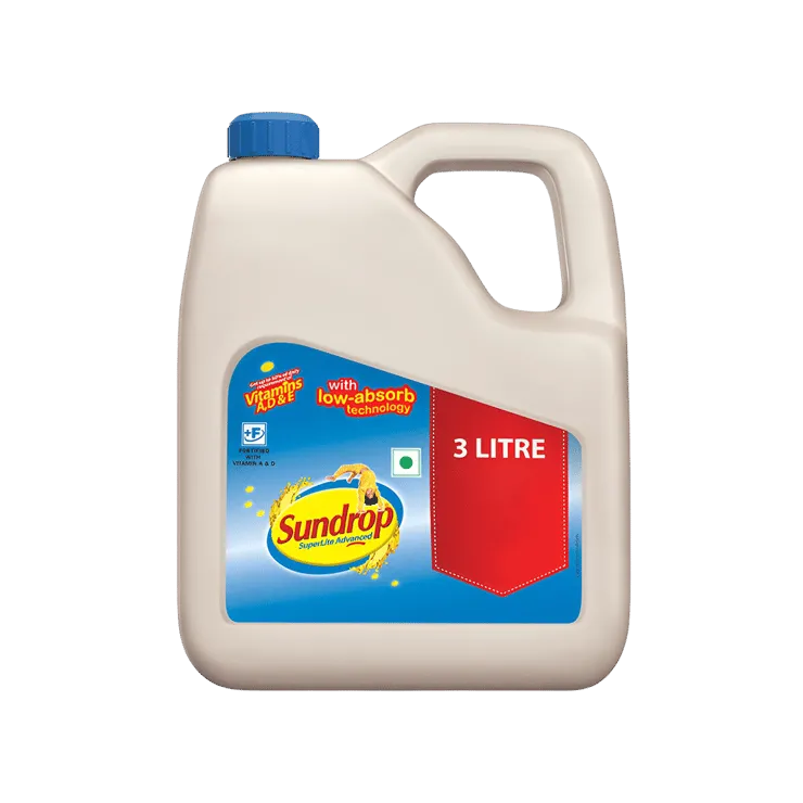 Sundrop Superlite Advanced Sunflower Oil – 3 ltr