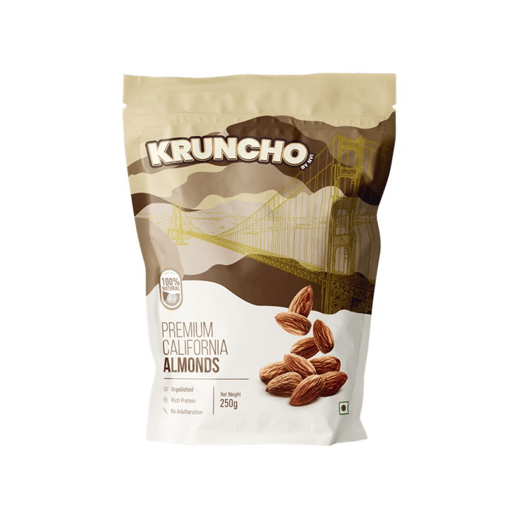 KRUNCHO BY NVI California Almonds – 250 g