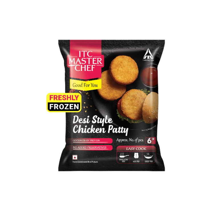 ITC Master Chef Desi Style Chicken Burger Patty – 330 g