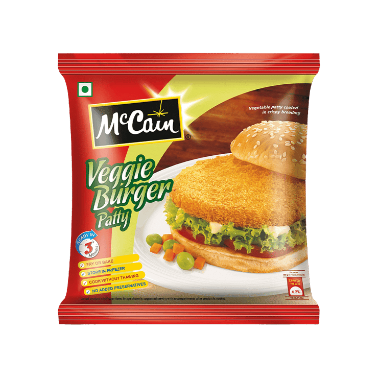 McCain Veg Burger Patty (Frozen) – 360 g