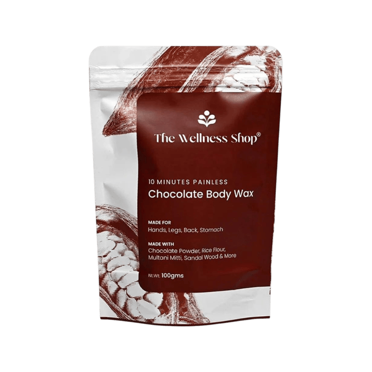 The Wellness Shop Chocolate Body Wax Powder – 100 g