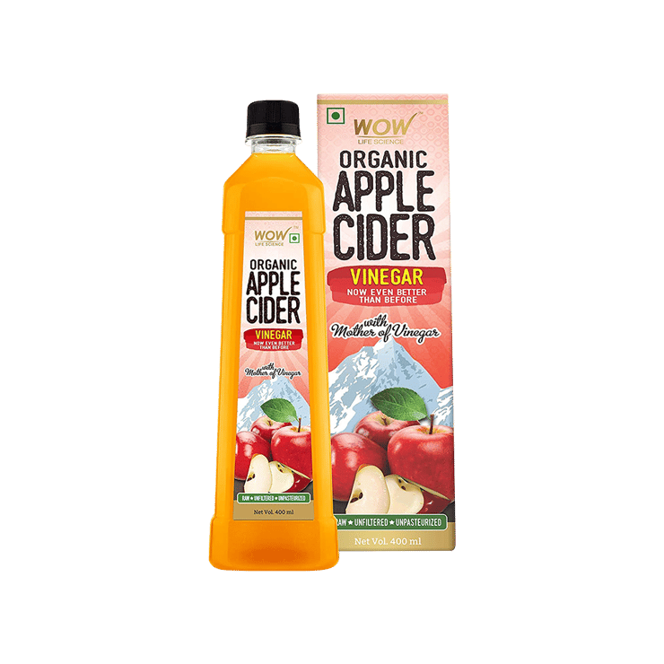 WOW Life Science Apple Cider Vinegar – 400 ml
