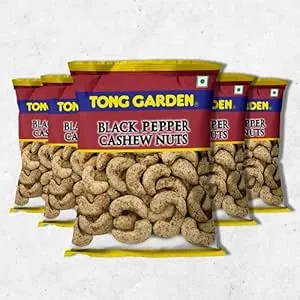 Tong Garden Blackpaper Cashewnuts - 30g (Pack of 5)