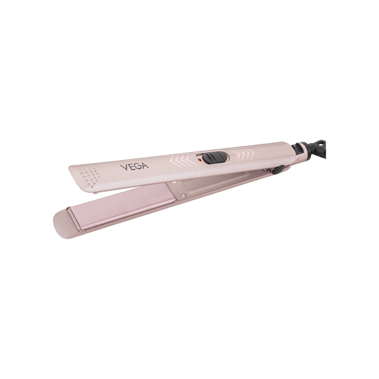 Vega K-Shine Hair Straightener, VHSH-28 (Rose Gold, 20 W) – 1 unit