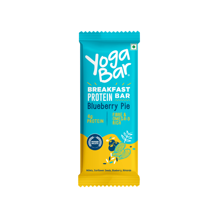 Yoga Bar Blueberry Pie Breakfast Protein Bar – 45 g