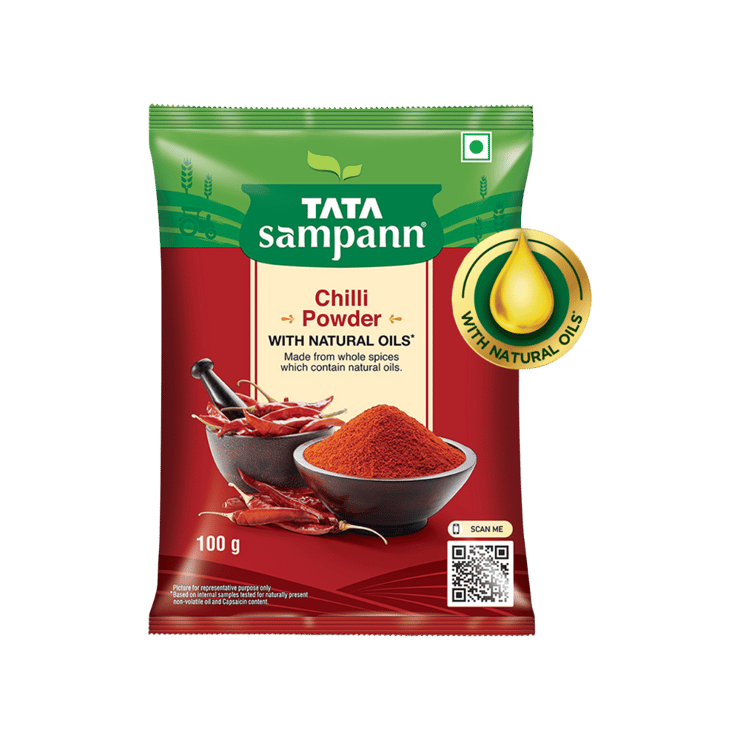 Tata Sampann Chilli Powder with Natural Oils – 100 g