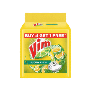 Vim Anti Smell Pudina Dishwash Bar - 1 pack (5 pieces x 190 g)