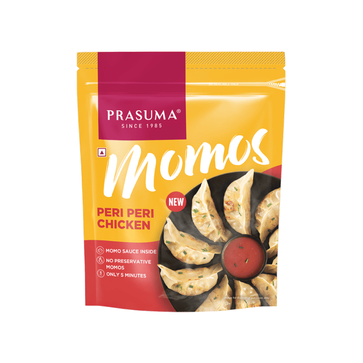 Prasuma Peri Peri Chicken Momos – 250 g